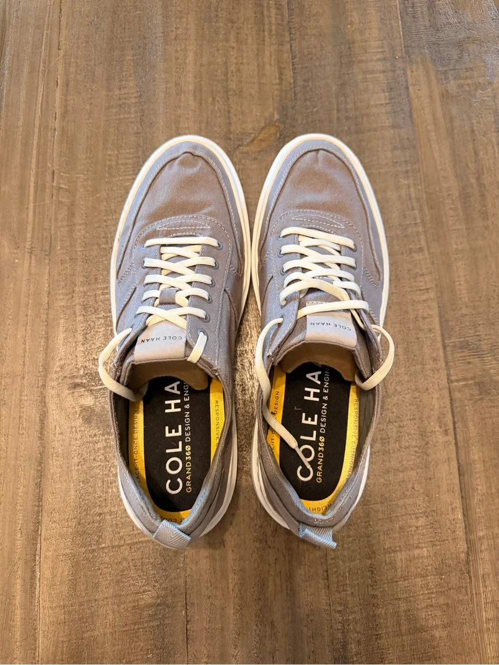 Cole Haan  Grand Pro Rally mens size 11.5  Canvas shoes grey C34740